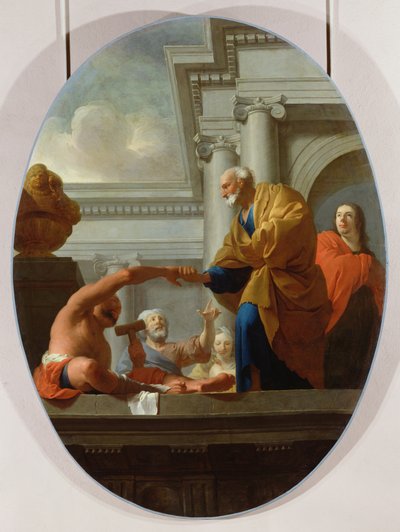 San Pietro guarisce un paralitico da Pierre Subleyras